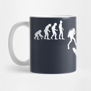 Scuba Diving Evolution Mug